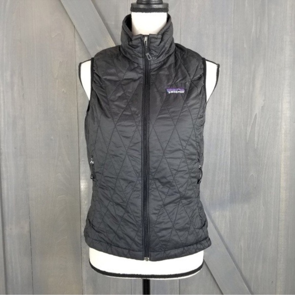 Black Patagonia Womens Nano Puff Vest Womens Size Small Gorpcore.